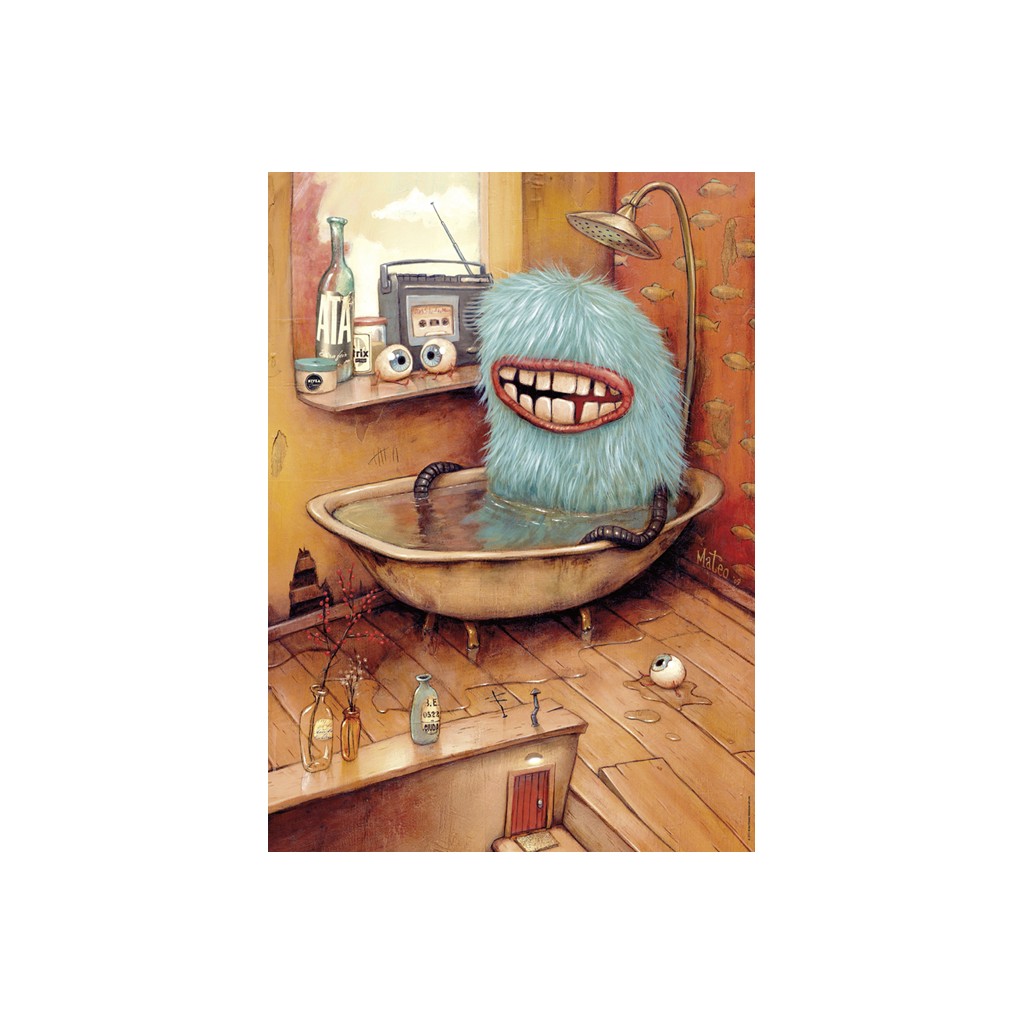 Puzzle - Zozoville -Bathtub de Mateo Dineen - 1000 Pièces