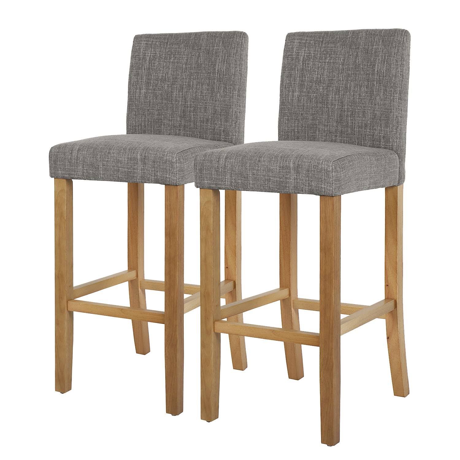 Naturoo Barstuhl Nello 2er-Set 43 x 109 x 54cm