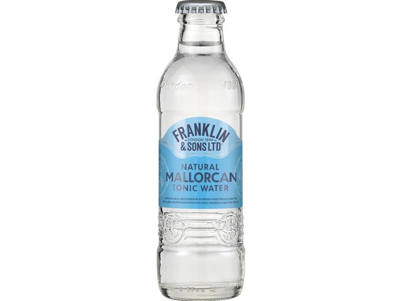 Franklin & Sons Mallorcan Tonic Water 200 ml Chinin- und kohlensäurehaltiges Erfrischungsgetränk
