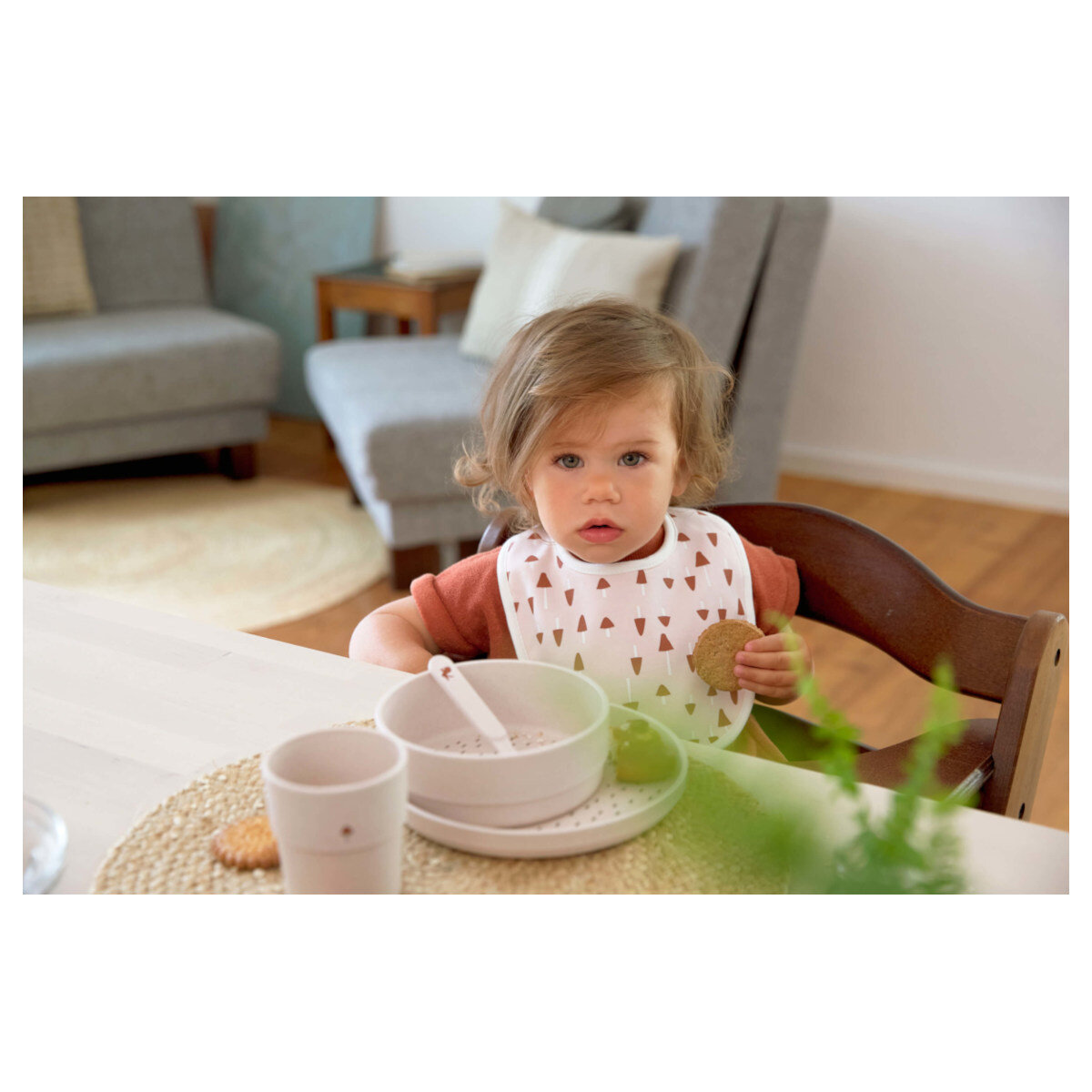 Lässig Lässig wasserdichte Lätzchen Little Forest Rabbit 5er Pack