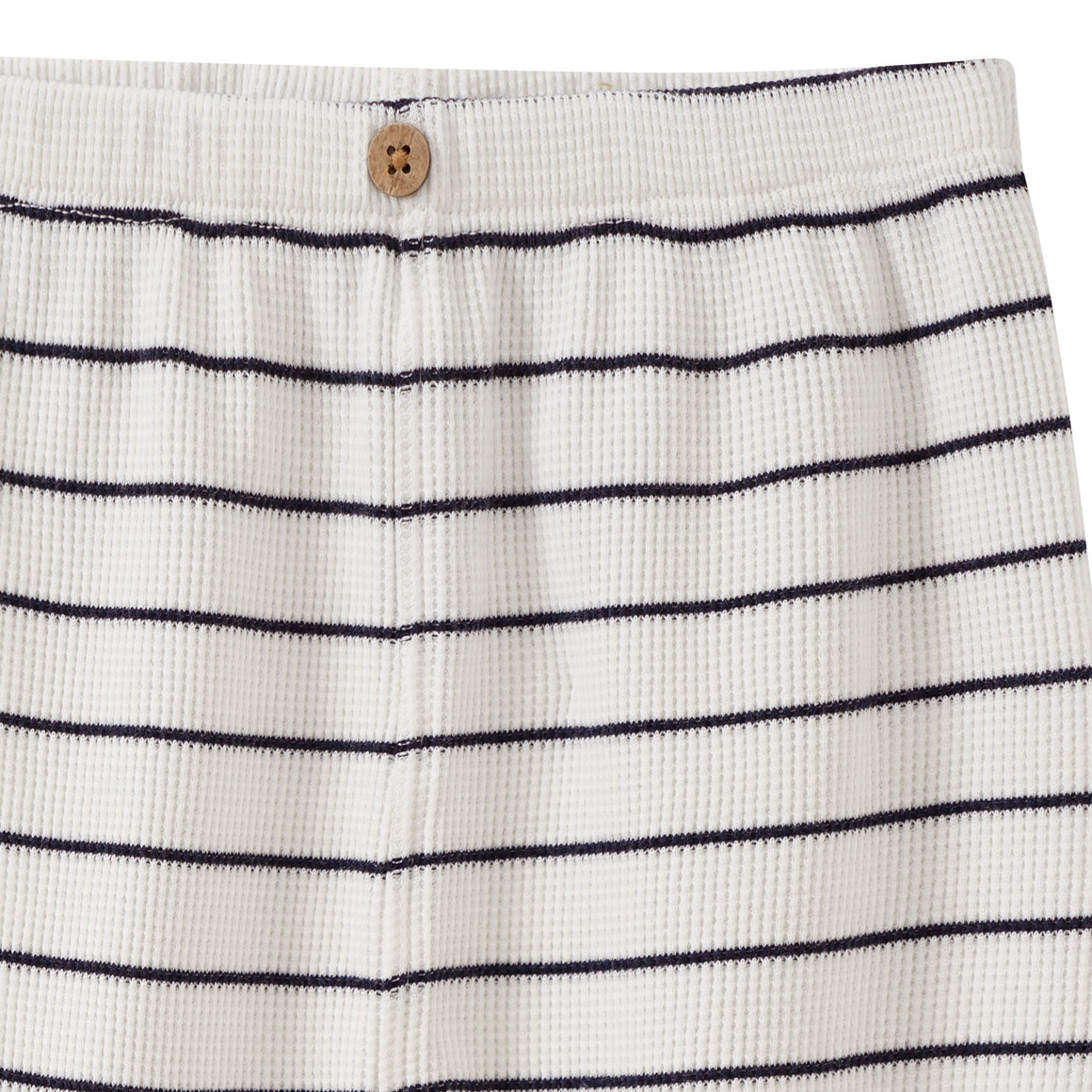 Topomini Baby Jogginghose aus Waffel-Piqué dunkelblau / weiss