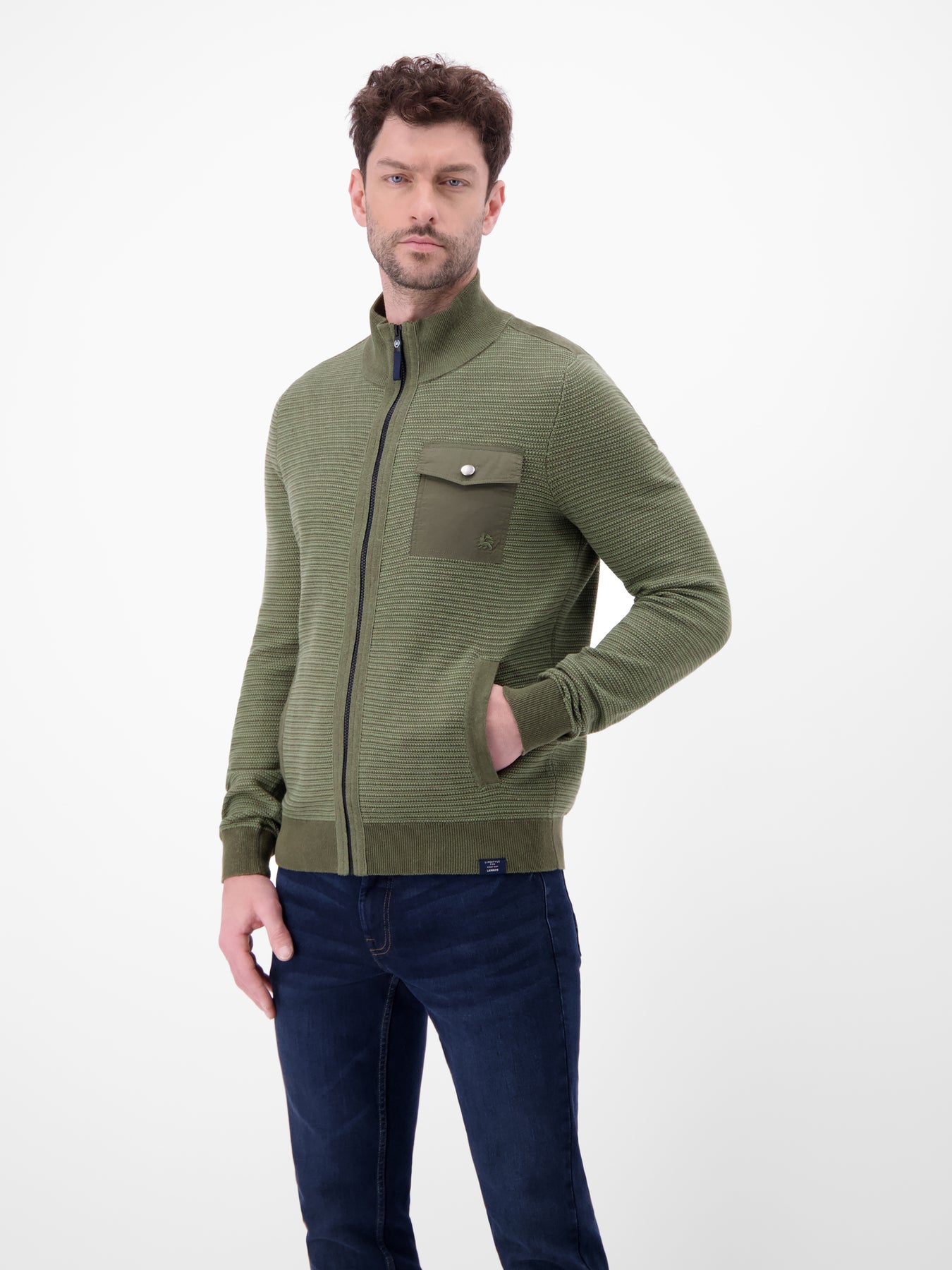 Sportive Strickjacke für Herren