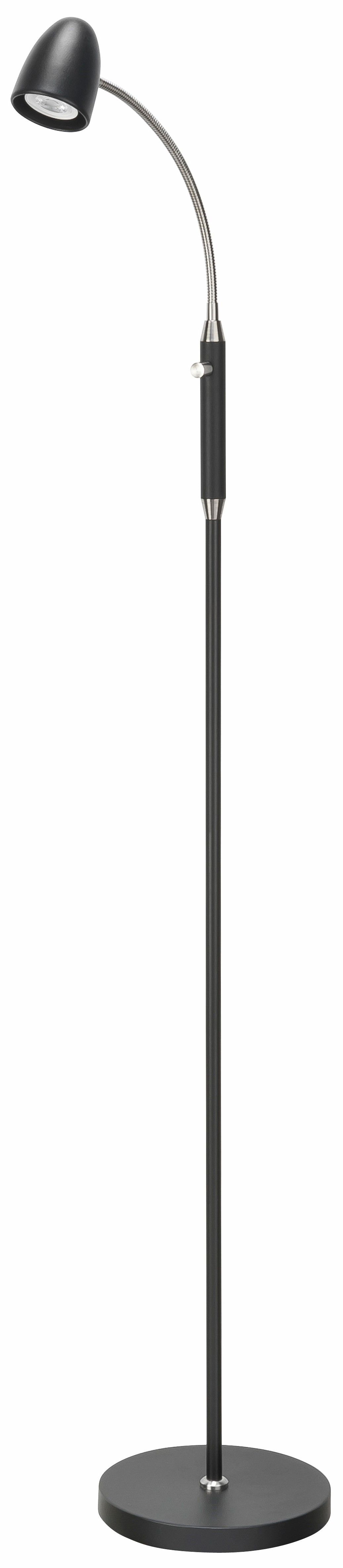 Vloerlamp Zwart Cone ⌀23  x H135 cm