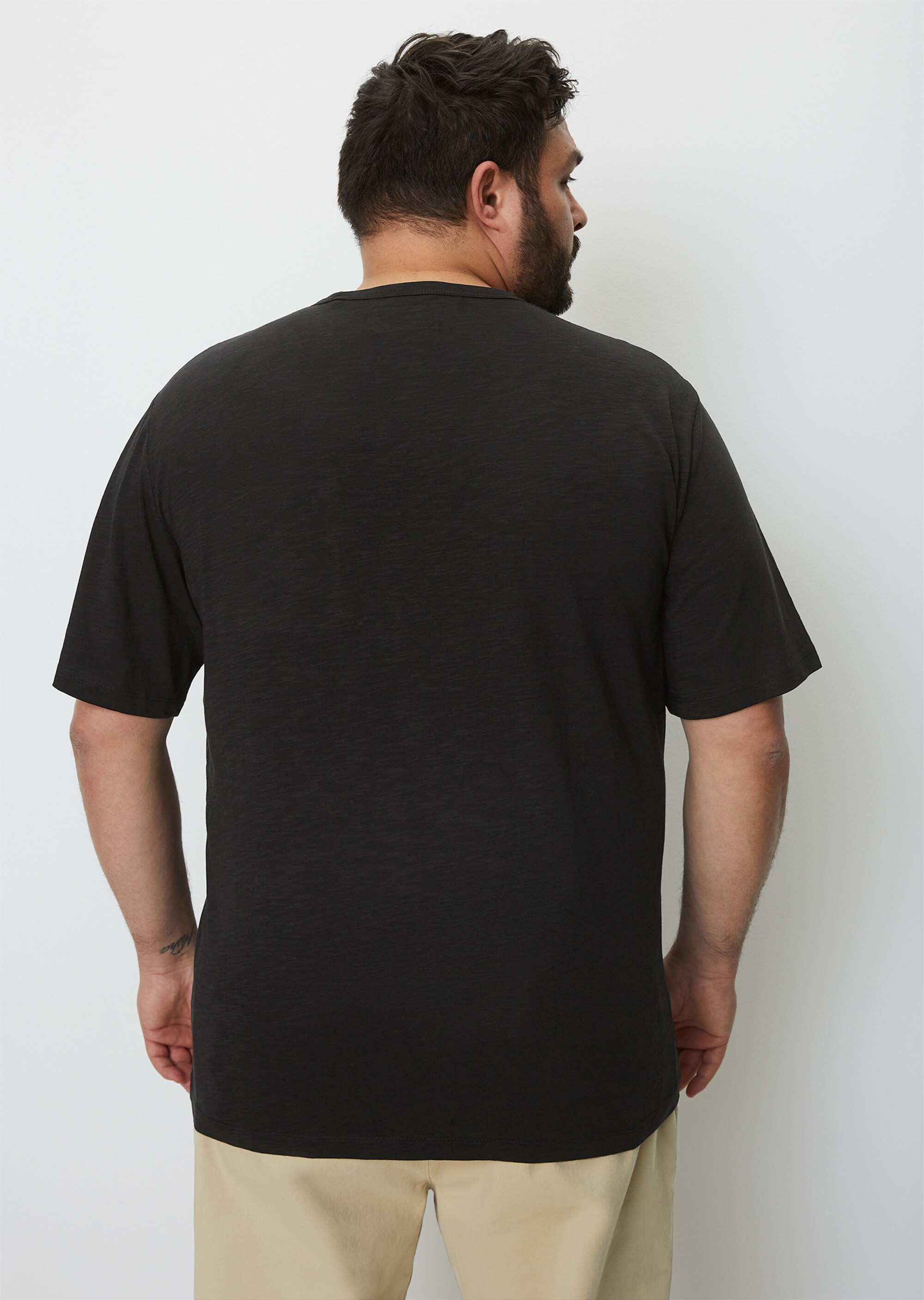 T-Shirt regular in softer Slub-Jersey-Qualität
