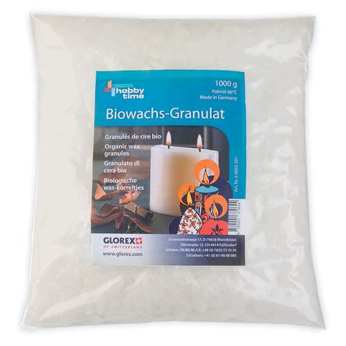GLOREX HOBBYTIME Biowachs Wachs-Granulat