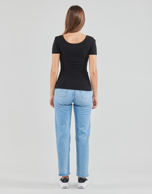 Pieces - PCKITTE SS TOP - Noir