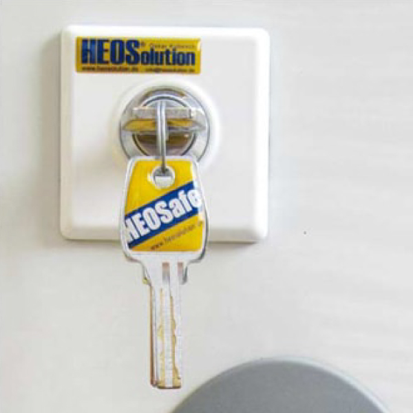 Lot de 3 Serrures HEOSAFE à clefs