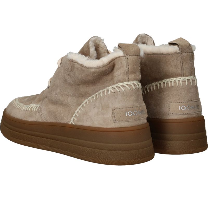 Iqonic Veterschoenen Beige Dames