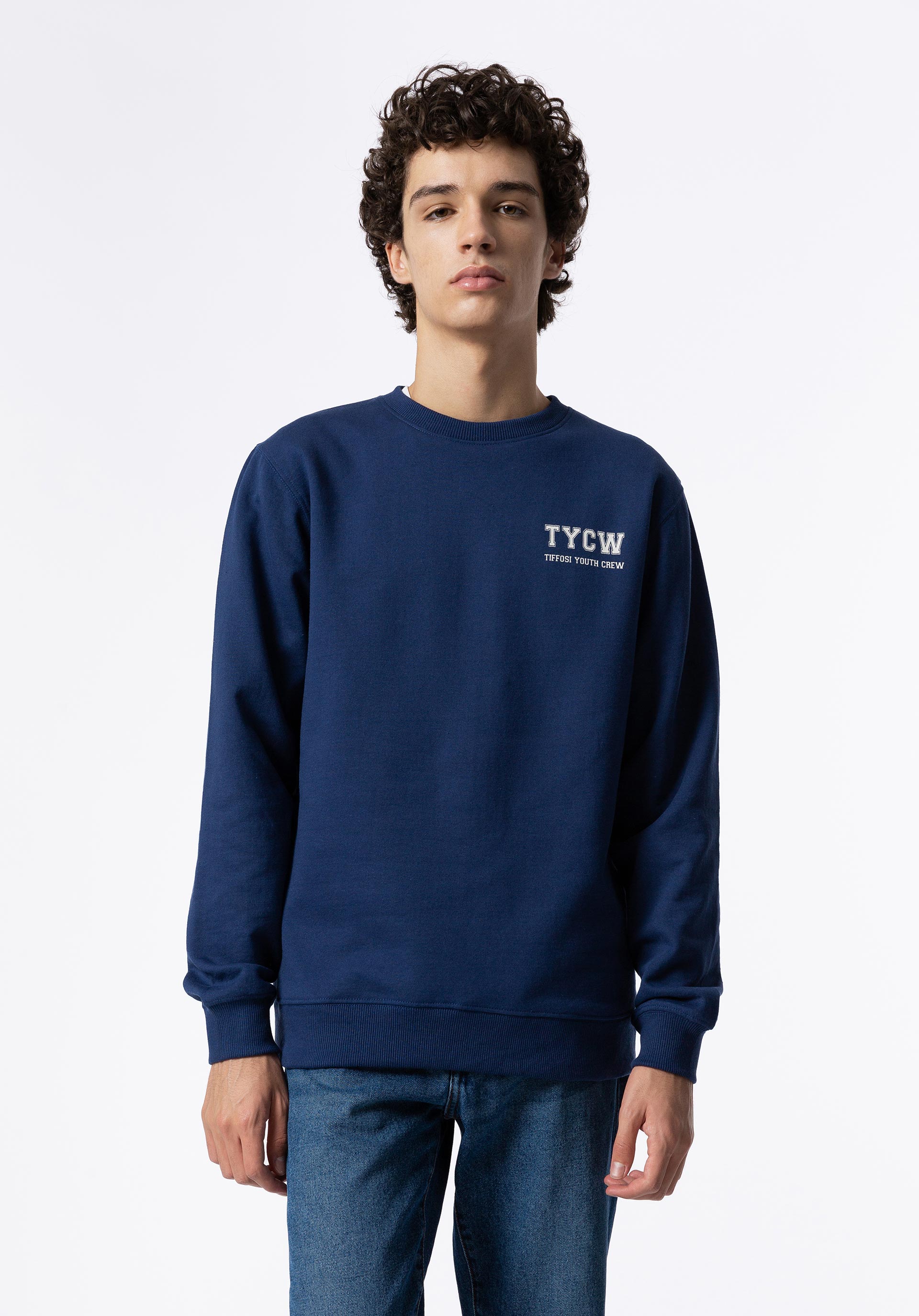 Sweatshirt com Estampado nas Costas