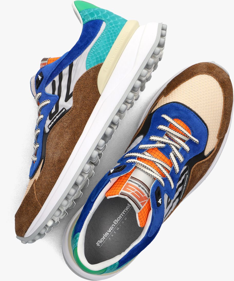 FLORIS VAN BOMMEL blauwe floris van bommel lage sneakers sfm-10169