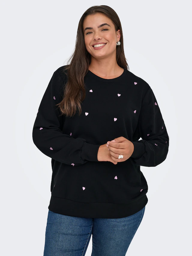 ONLY CARMAKOMA Sweatshirt »CARMIA LS O-NECK SWEAT JRS«