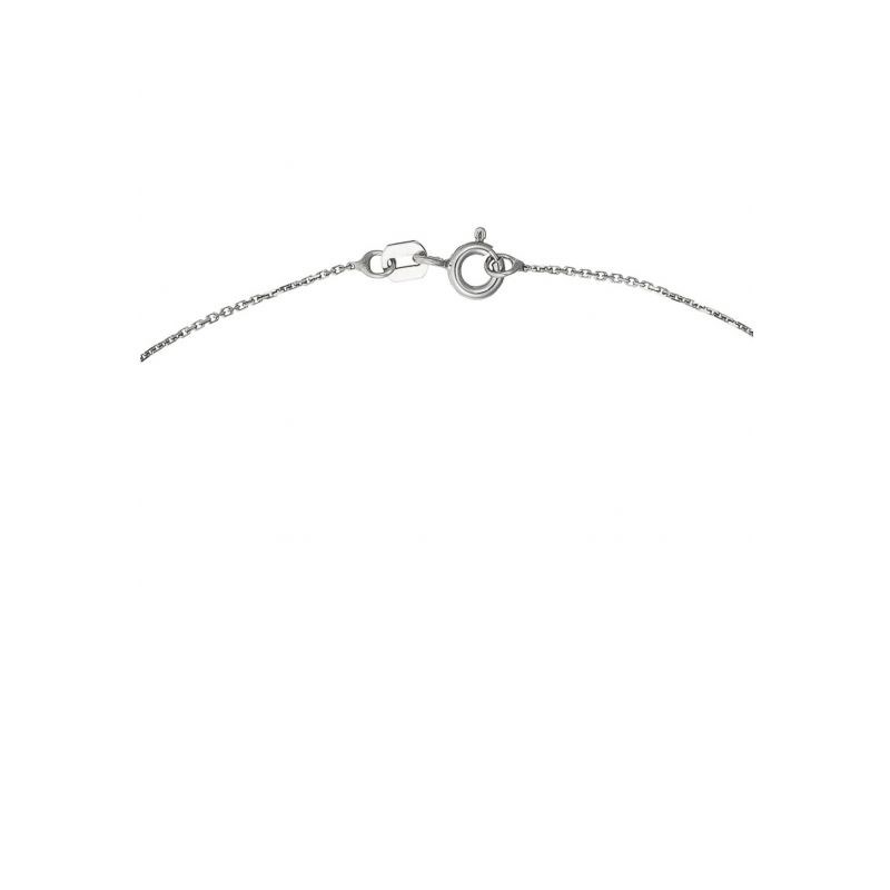 Pendentif Or Blanc et Diamant