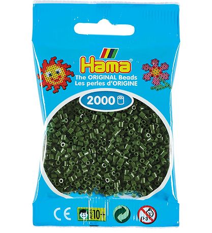 Hama Mini Perler - 2000 stk. - Skov Grøn