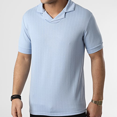 Polo Manches Courtes UY794 Bleu Ciel