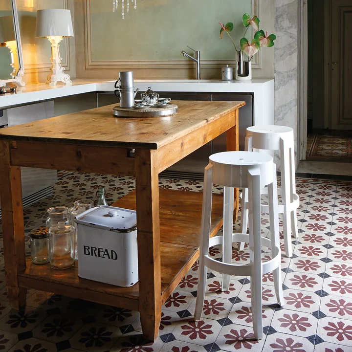 Kartell - Charles Ghost Barhocker H 65 cm, glasklar