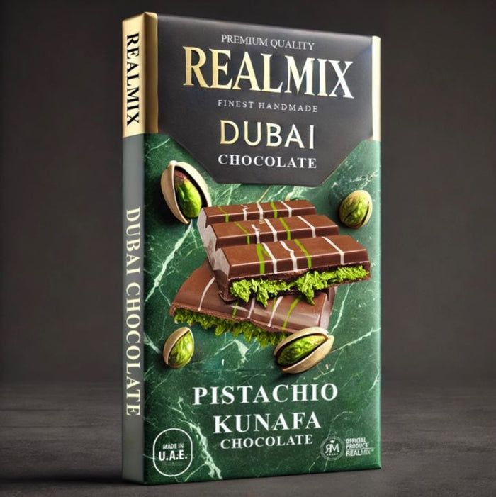 Realmix Orig. Dubai Schokoladen Weisse + Dunkle Dubai Schokolade