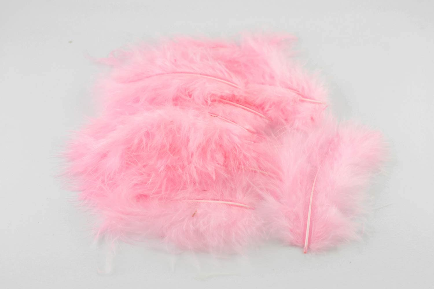 (100er Set) Deko Federn Party / Geburtstag / Hochzeit - Rosa