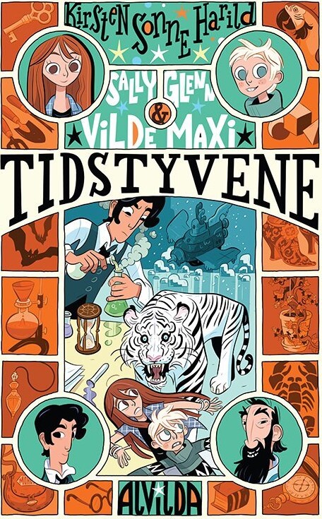 Sally, Glenn Og Vilde Maxi 4: Tidstyvene - Kirsten Sonne Harild - Bog