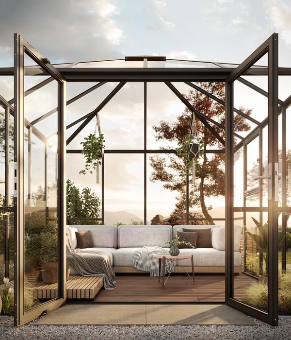 KGT Gewächshaus-Pavillon PaviLux 3 x 3 m