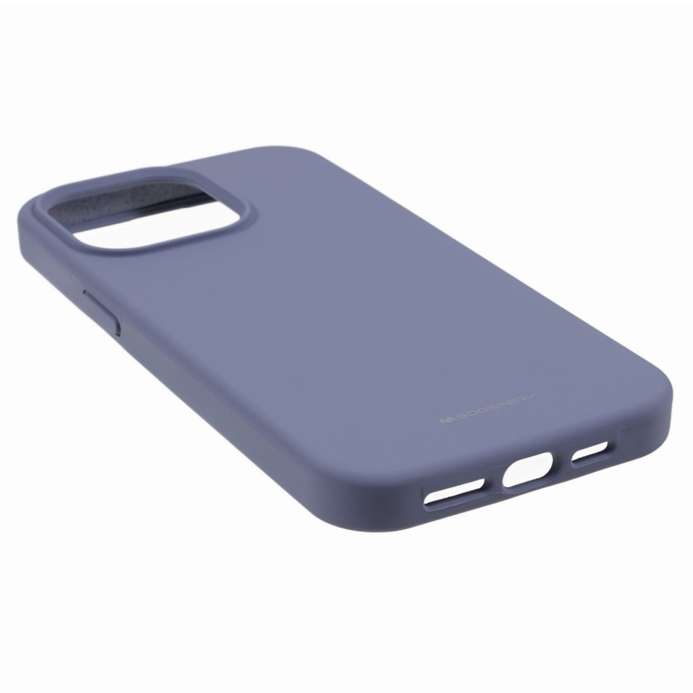 Mercury Goospery - iPhone 15 Pro Silikon Case Hülle - Lila (Matt)