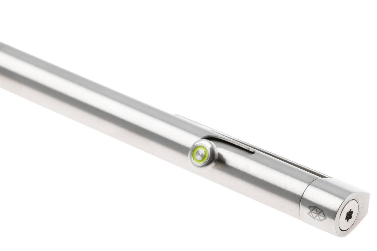 The James Brand The Kent CO322908-10 Silver Stainless Steel, Bolt Action, pen