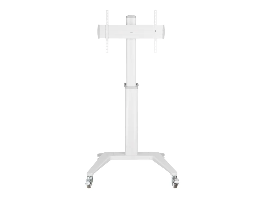 DELTACO ARM-0452 - Office - vogn med hjul - for LCD display - hvid - skærmstørrelse: 37