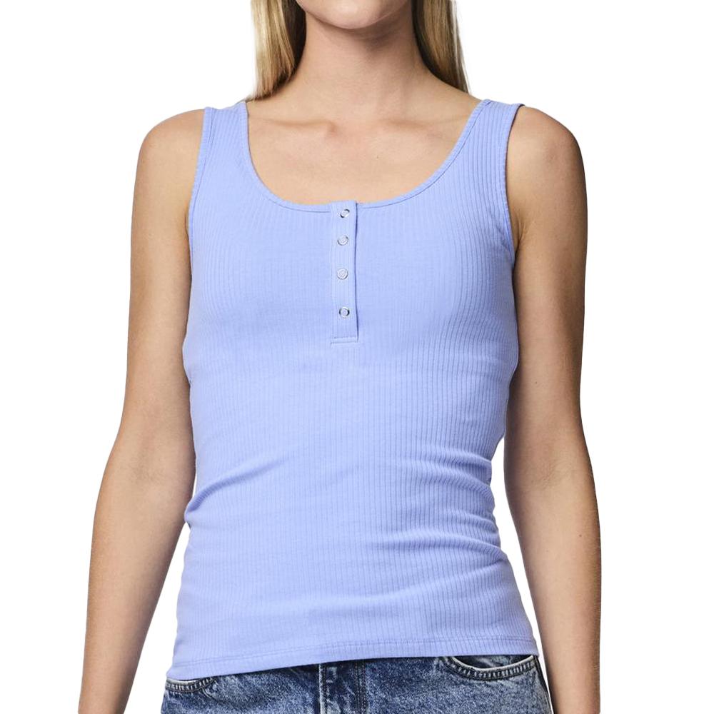 Pieces Débardeur Bleu Femme Pieces Ckitte