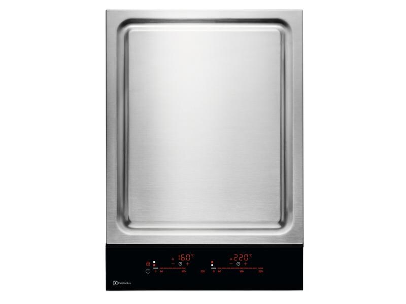 Electrolux Tepanyaki-Grill TY38TSILCN 38 cm Modulare ProfiLine Grillplatte mit zwei Heizzonen