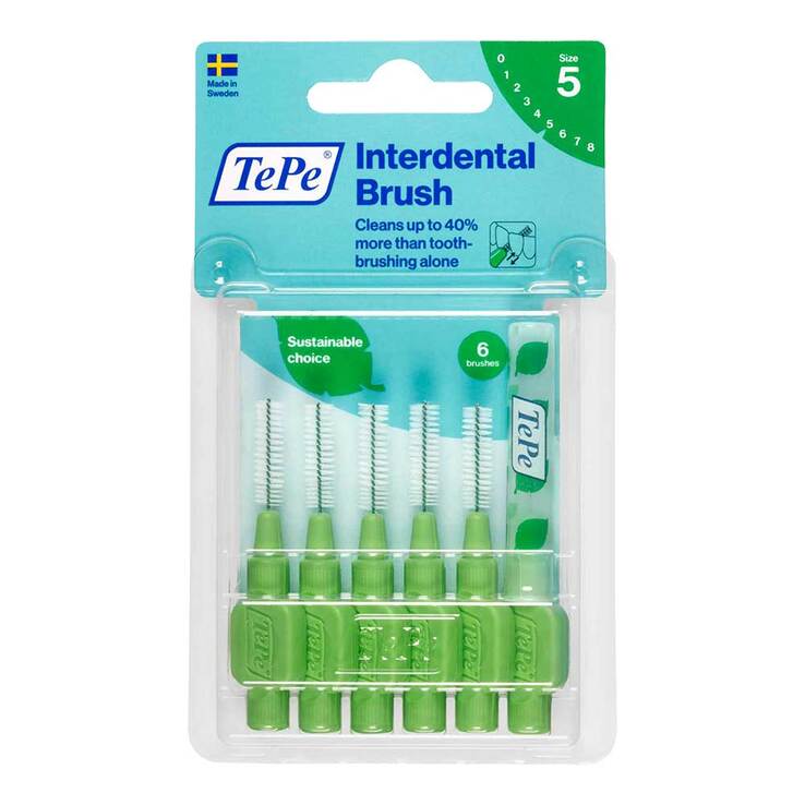 Tepe Interdentalbürste 0,8mm grün, 6 St