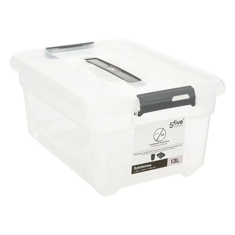 5Five Opbergkist met deksel - Box - 13L - 39x29x19 cm