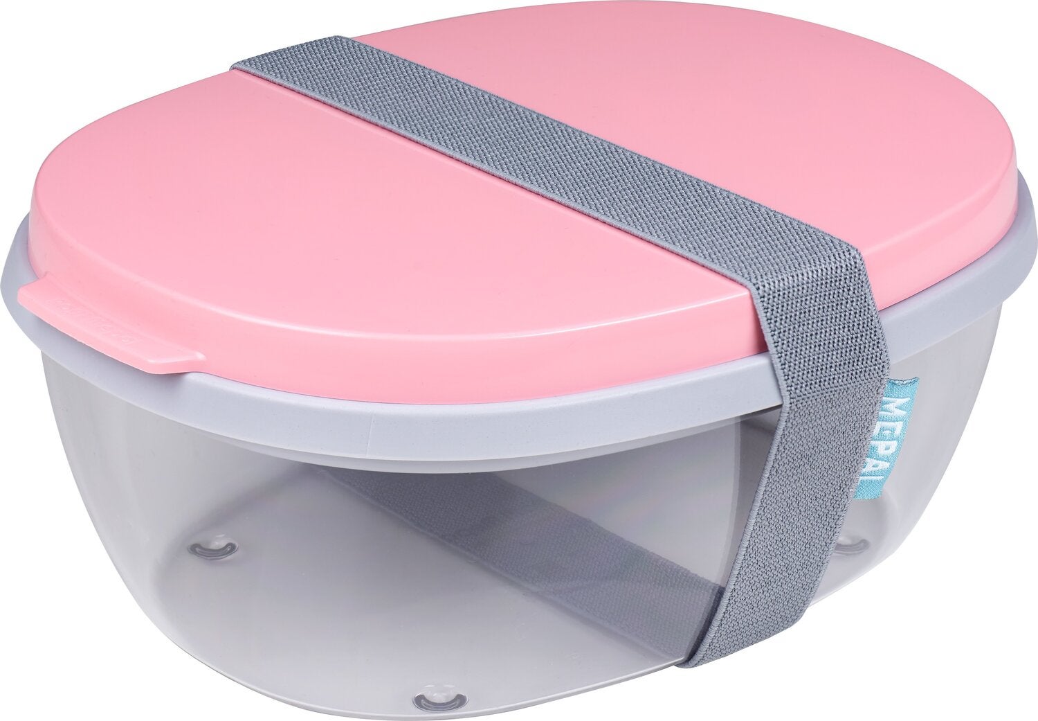 Mepal saladbox Ellipse roze 22,5 x 17,5 x 9,5 cm