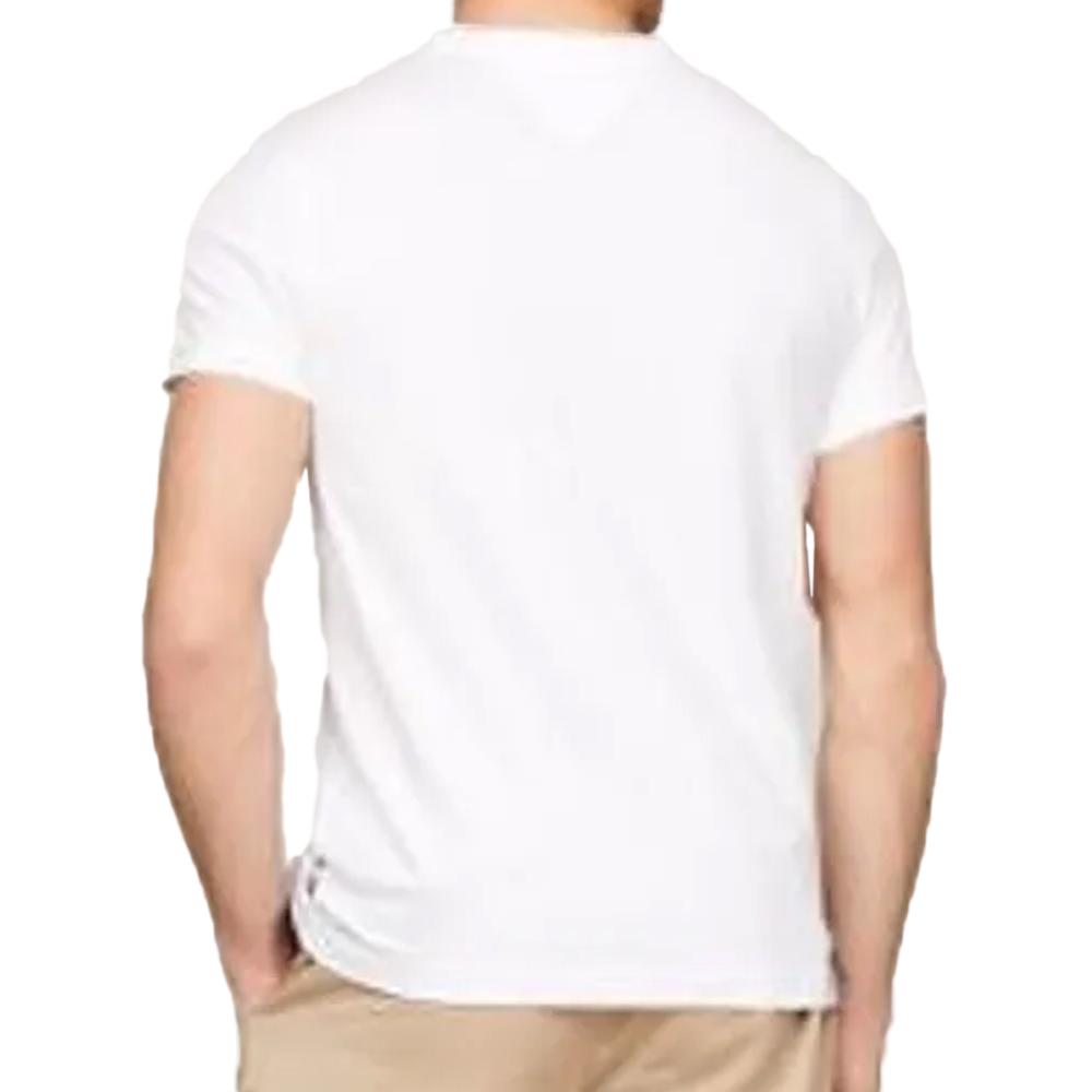 Tommy Hilfiger T-shirt Blanc Homme Tommy Hilfiger MW0MW34428