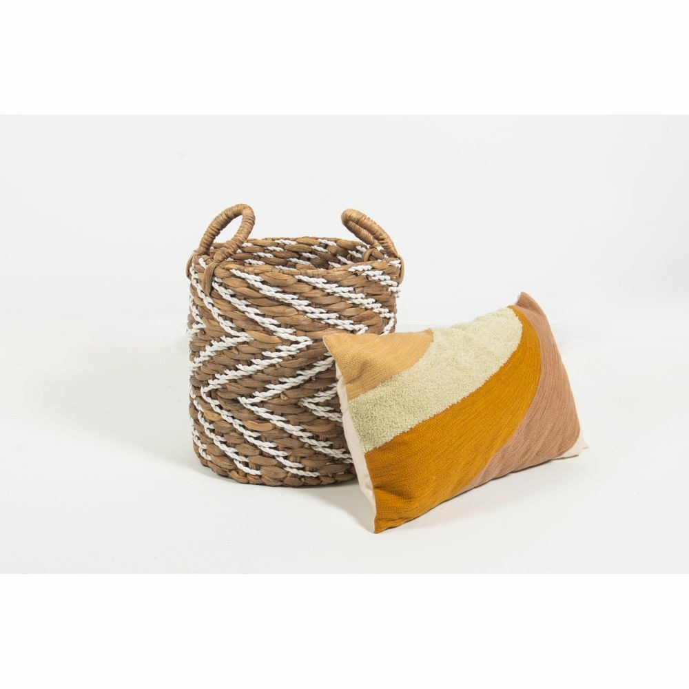 Panier souple elise en jute 30x30cm - cezare