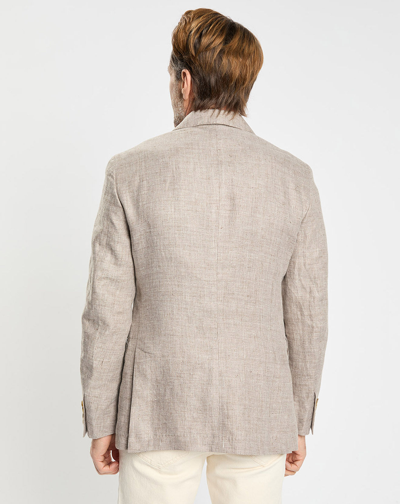 Hackett London Veste 100% Lin beige