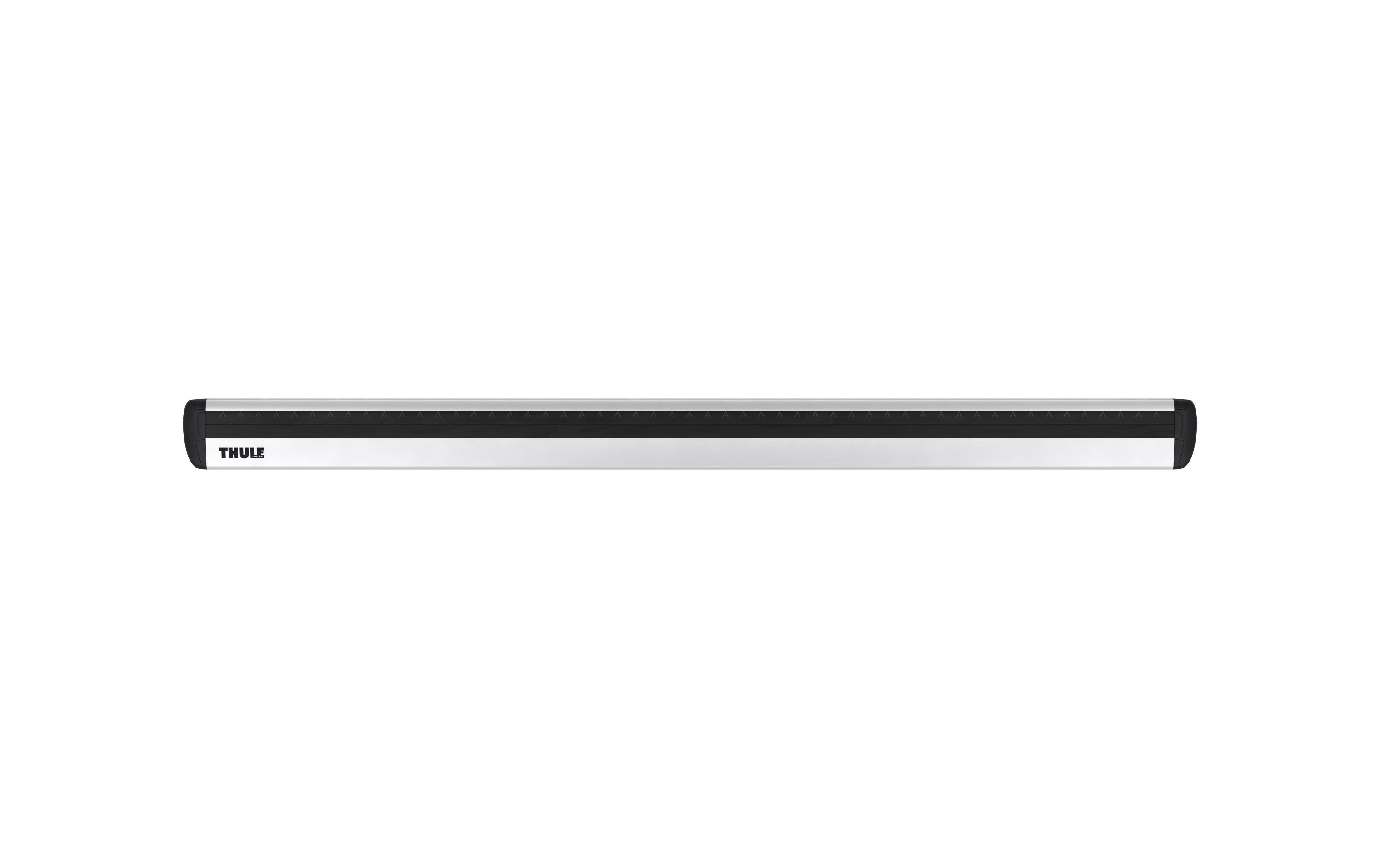 Lastenträger WingBar Evo 135 cm, Silber, 2 Stk.<br>Aerodynamische Laststrebe