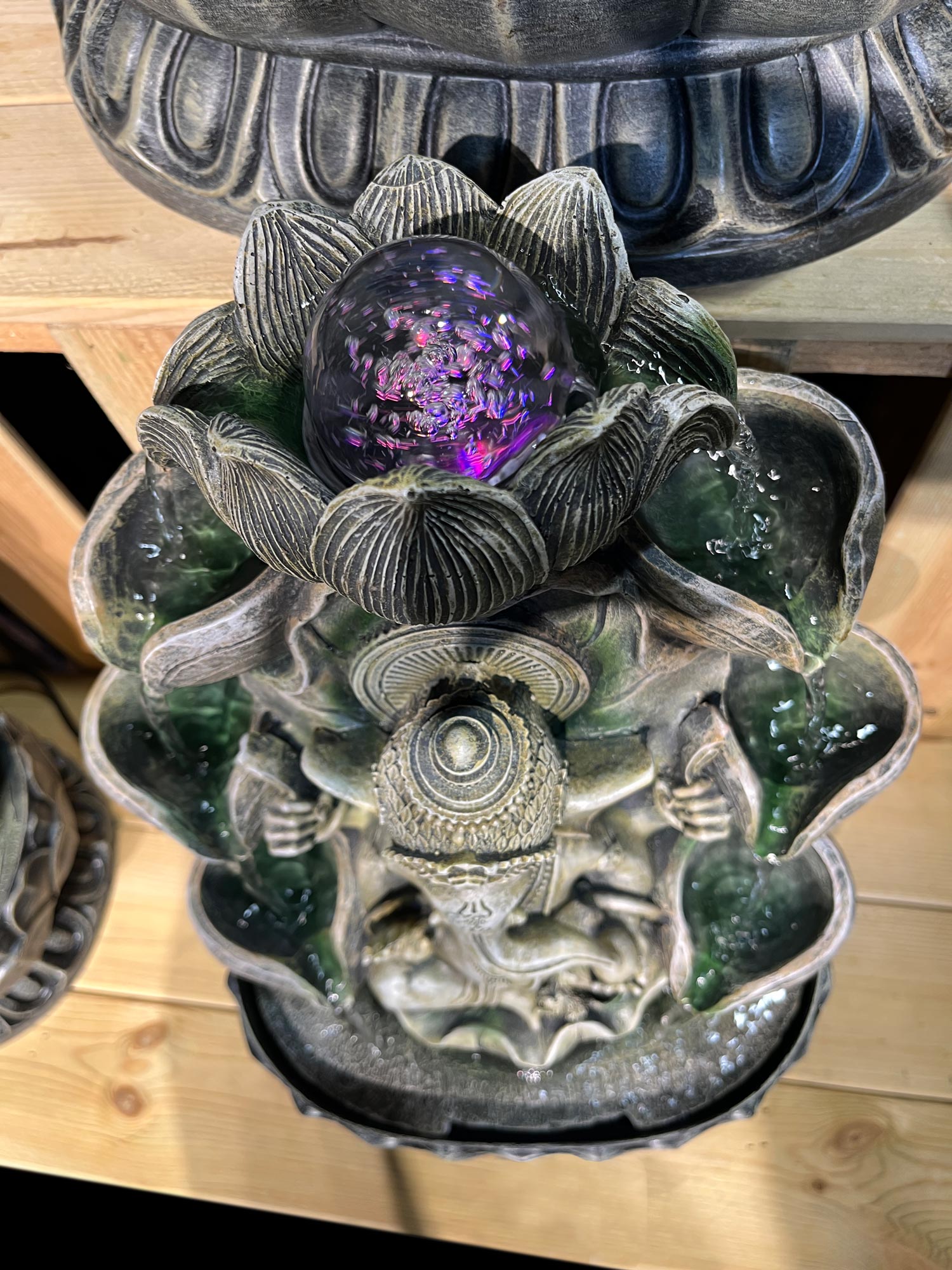 Indoor Wasserspiel 'Ganesha', H 36 cm, B 24,5 cm, L 18 cm von fischer's lagerhaus