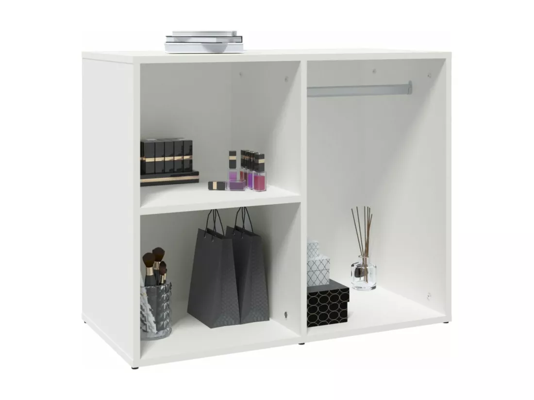 Armoire de dressing Blanc 80x40x65 cm Bois d'ingénierie