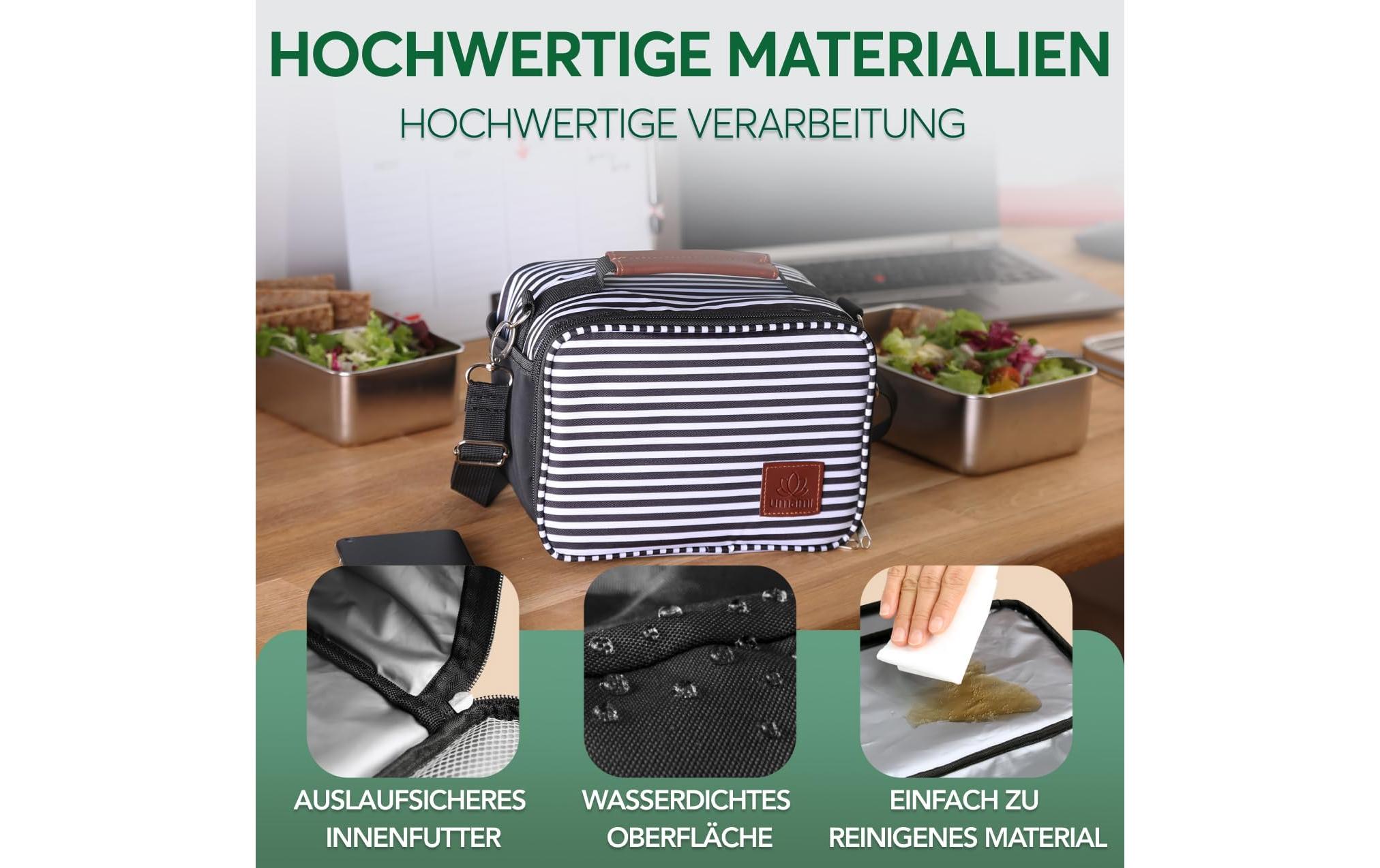 Lunchbox Thermocase MarineDie isolierte Lunchbox mit ergonomischem Griff