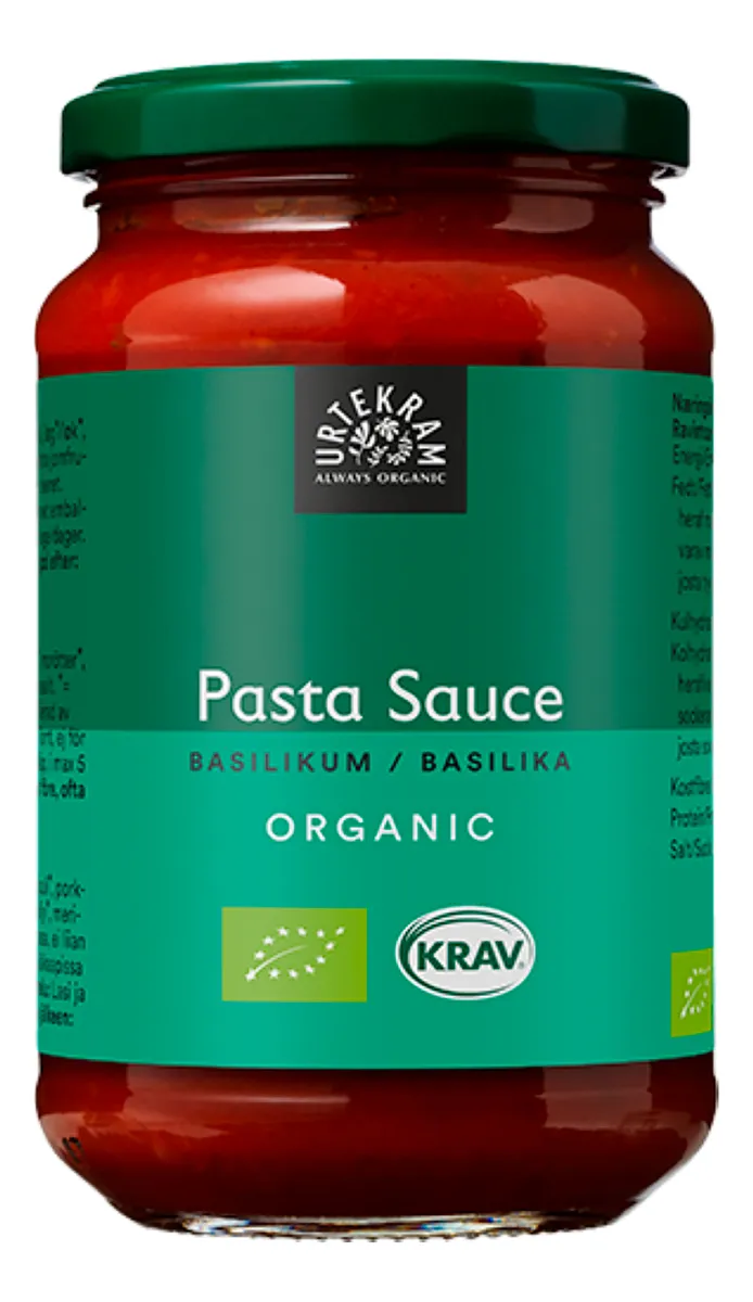 Urtekram Pastasauce Basilikum Ø - 350 g.