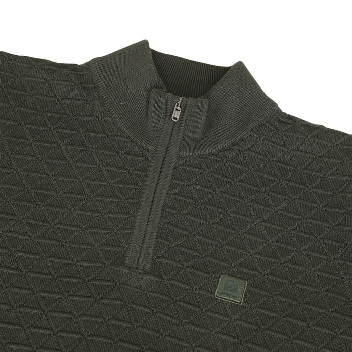 Gabbiano Knitwear Halfzip Sweater Heren