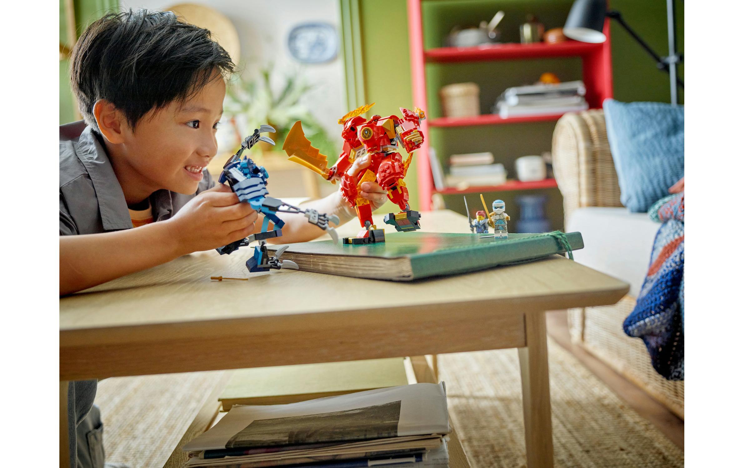 Ninjago Kais Feuermech 71808Neuartiger Mech mit Minifiguren