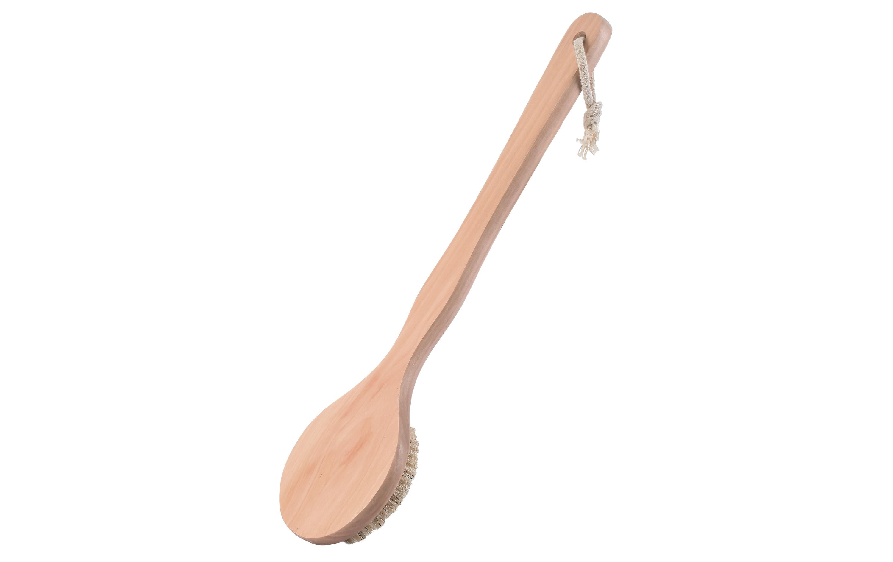 Körperbürste mit langem Stiel 41 cm, BraunHolzbürste