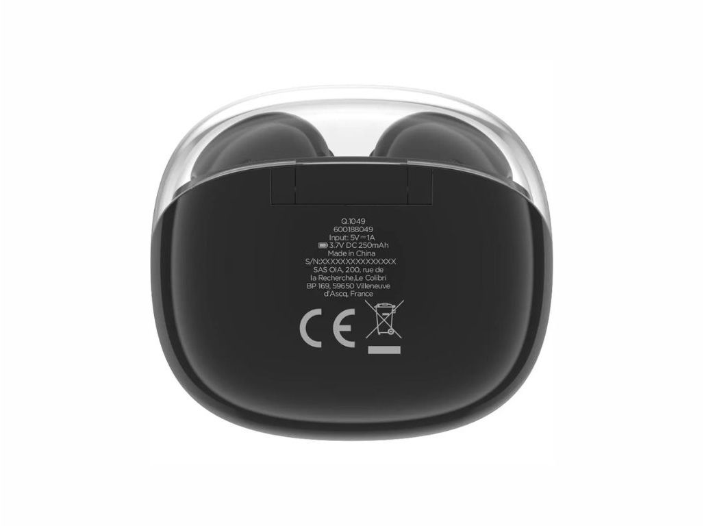 AURICULARES HALF IN EAR QILIVE 600188049 TWS PRETO Q.1049