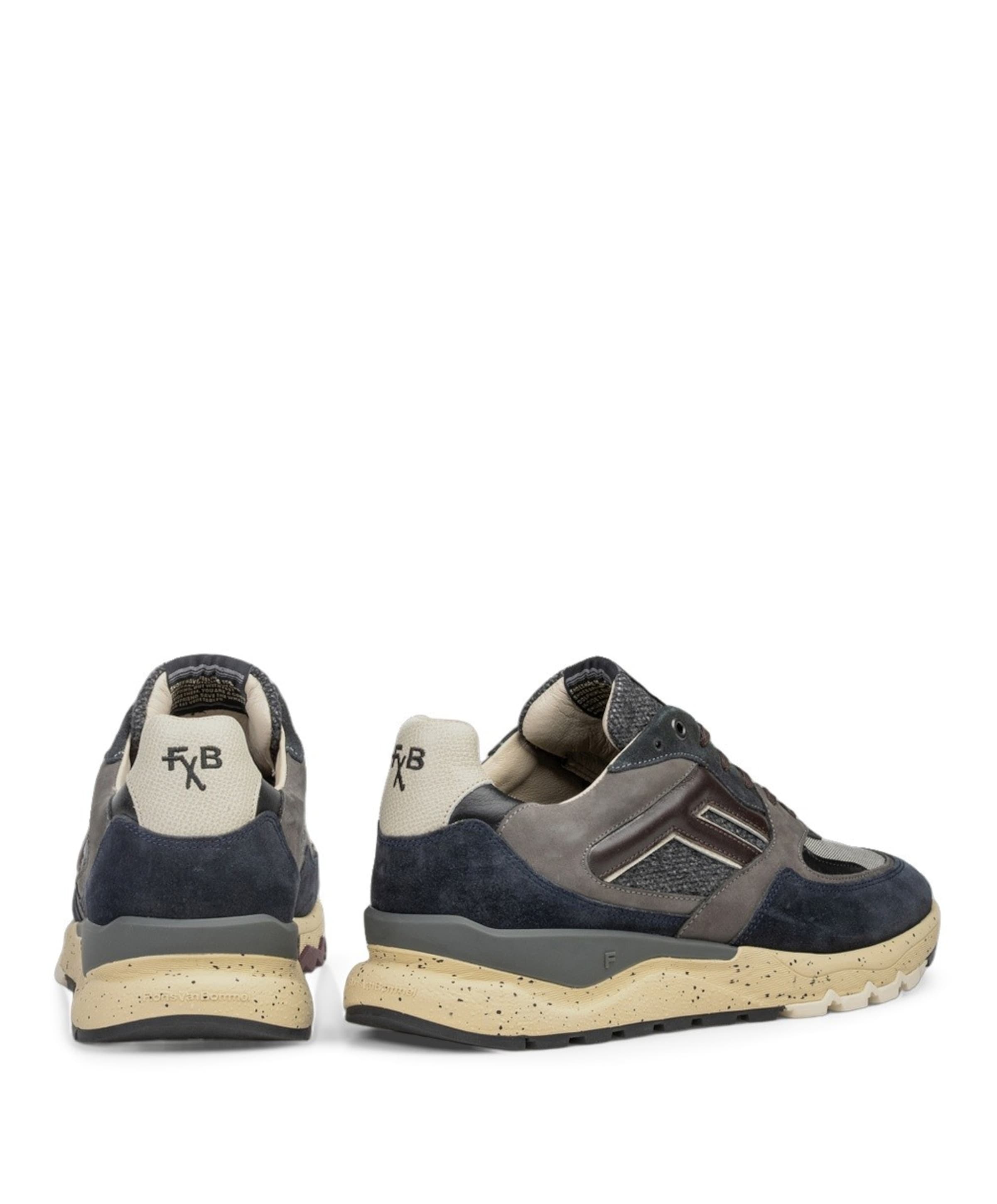 Floris van Bommel heren sneakers blauw