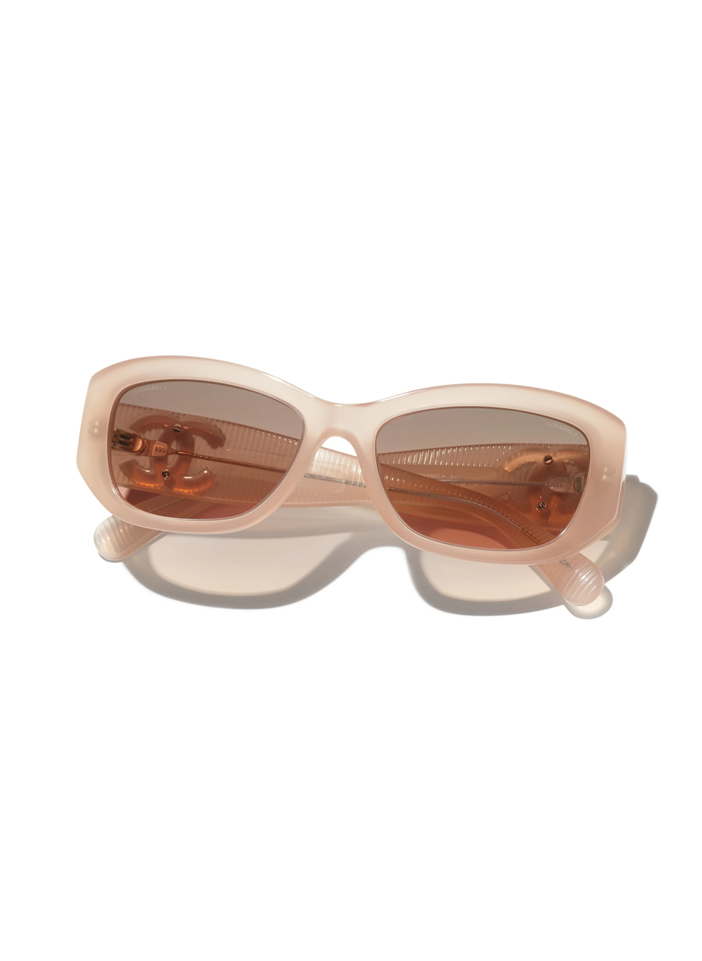 CHANEL Rechteckige Sonnenbrille