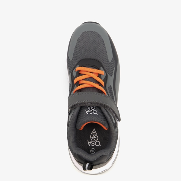 Osaga jongens sneakers grijs/oranje