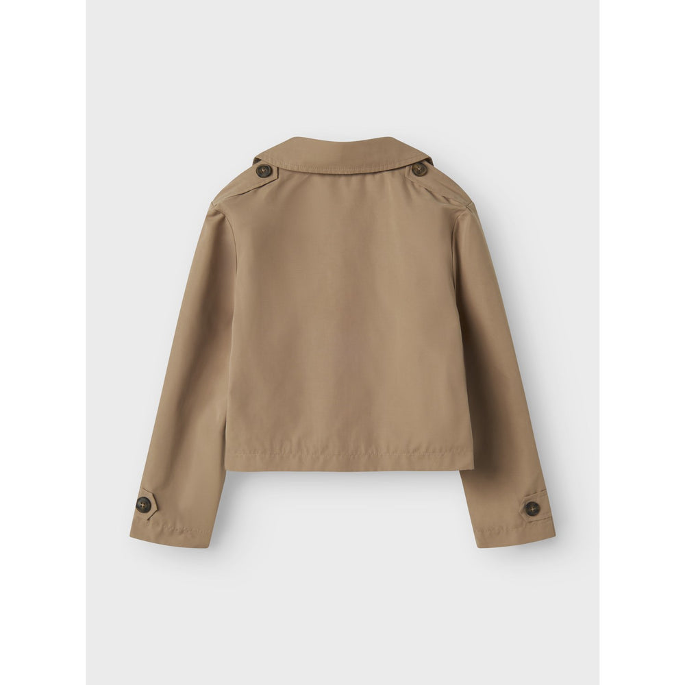 Køb Name It Savannah Tan Madelin Trenchcoat Kort