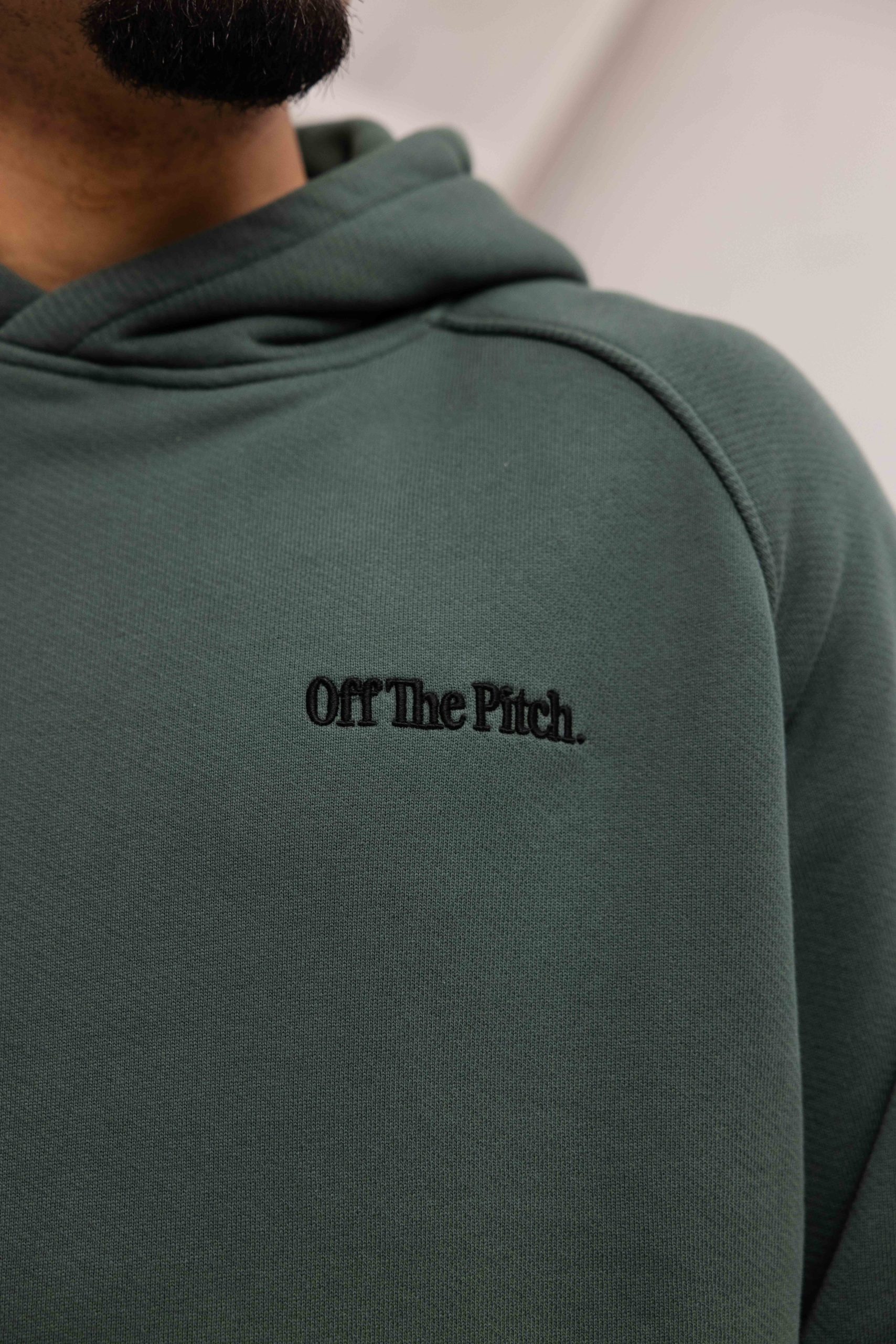 Off The Pitch Wardrope Essentials Hoodie Heren Groen
