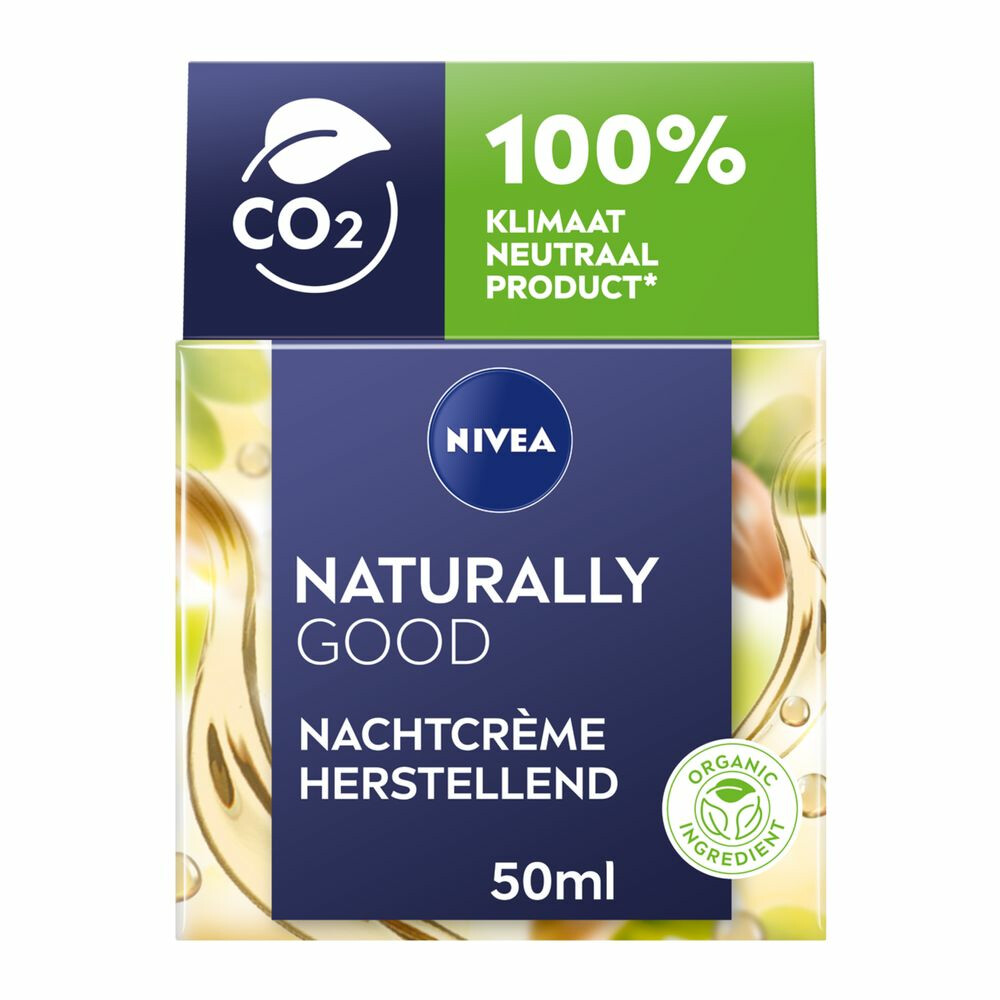 Nivea Naturally GoodNachtcrèmeHerstellend50 ml