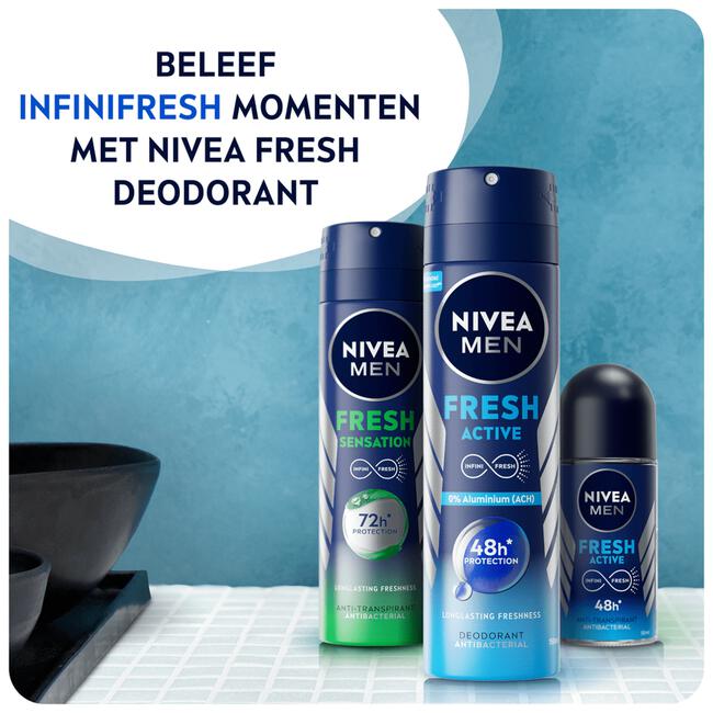 NIVEA MEN Fresh Active Deodorant Roller 50 ML